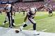 Sep 22, 2013; Foxborough, MA, USA; New England Patriots running back Brandon Bolden (38) celebrates a first down during the second half of a game against the Tampa Bay Buccaneers at Gillette Stadium. Mandatory Credit: Mark L. Baer-USA TODAY Sports