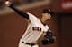SAN FRANCISCO, CA - SEPTEMBER 7: Relief pitcher Jake Dunning #51 of the San Francisco Giants delivers a pitch against the Arizona Diamondbacks during the eighth inning at AT&T Park on September 7, 2013 in San Francisco, California. (Photo by Stephen Lam