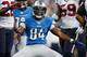 DETROIT, MI - NOVEMBER 22: Ryan Broyles #84 of the Detroit Lions reacts after a second quarter first down catch while playing the Houston Texans at Ford Field on November 22, 2012 in Detroit, Michigan. (Photo by Gregory Shamus/Getty Images)