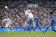MADRID, SPAIN - SEPTEMBER 22: Karim Benzema of Real Madrid heads the ball during the La Liga match between Real Madrid and Getafe at Bernabeu stadium on September 22, 2013 in Madrid, Spain. (Photo by Denis Doyle/Getty Images)
