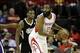 April 14, 2013; Houston, TX, USA; Houston Rockets shooting guard James Harden (13) in action against the Sacramento Kings in the third quarter at the Toyota Center. The Rockets defeated the Kings 121-100. Mandatory Credit: Brett Davis-USA TODAY Sports