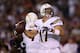 SAN DIEGO, CA - SEPTEMBER 09: Quarterback Philip Rivers #17 of the San Diego Chargers drops back to pass against the Houston Texans at Qualcomm Stadium on September 9, 2013 in San Diego, California. (Photo by Jeff Gross/Getty Images)