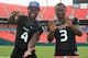 Dalvin Cook, left, already has his "Gator chomp" down. (247Sports)