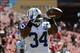 September 22, 2013; San Francisco, CA, USA; Indianapolis Colts running back Trent Richardson (34) during warms up before the game against the San Francisco 49ers at Candlestick Park. Mandatory Credit: Kyle Terada-USA TODAY Sports