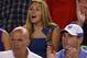MELBOURNE, AUSTRALIA - JANUARY 29: Jelena Ristic, girlfriend of Novak Djokovic of Serbia, watches Novak Djokovic of Serbia and Rafael Nadal of Spain in their men's finals match during day fourteen of the 2012 Australian Open at Melbourne Park on January