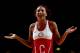 LONDON, ENGLAND - JANUARY 23: Serena Guthrie of England celebrates their victory during the International Netball Series between England and Australia at Wembley Arena on January 23, 2013 in London, England. (Photo by Scott Heavey/Getty Images)