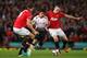 MANCHESTER, ENGLAND - SEPTEMBER 25: Phil Jones of Manchester United competes with Luis Suarez of Liverpool during the Capital One Cup Third Round match betwen Manchester United and Liverpool at Old Trafford on September 25, 2013 in Manchester, England.