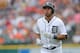 DETROIT, MI - JULY 31: Jhonny Peralta #27 of the Detroit Tigers runs back to the dugout in the eighth inning during the game aginst the Washington Nationals at Comerica Park on July 31, 2013 in Detroit, Michigan. The Tigers defeated the Nationals 11-1.