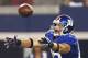 ARLINGTON, TX - SEPTEMBER 8: Brandon Myers #83 of the New York Giants misses a pass during a game against the Dallas Cowboys at AT&T Stadium on September 8, 2013 in Arlington, Texas. (Photo by Wesley Hitt/Getty Images)