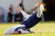 PHILADELPHIA, PA - SEPTEMBER 15: Kicker Nick Novak #9 of the San Diego Chargers celebrates after kicking the game winning 46 yard field goal with seven seconds remaining during the fourth quarter against the Philadelphia Eagles at Lincoln Financial Field