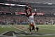 Jan 20, 2013; Atlanta, GA, USA; Atlanta Falcons wide receiver Julio Jones (11) catches a touchdown over San Francisco 49ers cornerback Tarell Brown (25) during the second quarter in the NFC Championship game at the Georgia Dome. Mandatory Credit: Daniel S