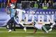 NASHVILLE, TN - DECEMBER 17: Yeremiah Bell #37 of the New York Jets dives in an attempt to tackle Chris Johnson #28 of the Tennessee Titans on a 94 yard touchdown rush at LP Field on December 17, 2012 in Nashville, Tennessee. (Photo by Frederick Breedon