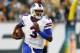 EAST RUTHERFORD, NJ - SEPTEMBER 22: Quarterback EJ Manuel #3 of the Buffalo Bills looks to run against the New York Jets during a game at MetLife Stadium on September 22, 2013 in East Rutherford, New Jersey. (Photo by Rich Schultz /Getty Images)