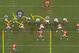 The Raiders set up a halfback option, with McFadden aiming for his fullback Reece.