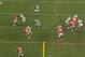 With blockers in front giving him time, McFadden surprised the Broncos with a pass.