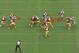 The Lions front seven all played the inside run.