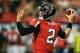 Sep 15, 2013; Atlanta, GA, USA; Atlanta Falcons quarterback Matt Ryan (2) throws a pass in the second half against the St. Louis Rams at the Georgia Dome. The Falcons won 31-24. Mandatory Credit: Daniel Shirey-USA TODAY Sports