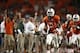 Sep 21, 2013; Miami Gardens, FL, USA; Miami Hurricanes wide receiver Stacy Coley (3) returns a kick off for a touchdown against the Savannah State Tigers in the second half at Sun Life Stadium. Miami won 77-7. Mandatory Credit: Robert Mayer-USA TODAY Spo