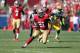 SAN FRANCISCO, CA - SEPTEMBER 08: Running back Frank Gore #21 of the San Francisco 49ers carries the ball against the Green Bay Packers at Candlestick Park on September 8, 2013 in San Francisco, California. (Photo by Jeff Gross/Getty Images)