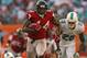MIAMI GARDENS, FL - SEPTEMBER 22: Jason Snelling #44 of the Atlanta Falcons rushes during a game against the Miami Dolphins at Sun Life Stadium on September 22, 2013 in Miami Gardens, Florida. (Photo by Mike Ehrmann/Getty Images)