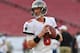 TAMPA, FL - AUGUST 29: Quarterback Mike Glennon #8 of the Tampa Bay Buccaneers warms up for play against the Washington Redskins August 29, 2013 at Raymond James Stadium in Tampa, Florida. (Photo by Al Messerschmidt/Getty Images)
