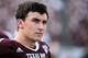 COLLEGE STATION, TX - SEPTEMBER 14: Johnny Manziel #2 of Texas A&M Aggies waits near the bench in the fourth quarter during the game against the Alabama Crimson Tide at Kyle Field on September 14, 2013 in College Station, Texas. (Photo by Scott Halleran
