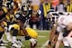 Sep 22, 2013; Pittsburgh, PA, USA; Pittsburgh Steelers center Fernando Velasco (61) at the line of scrimmage against the Chicago Bears defense during the third quarter at Heinz Field. The Bears won 40-23. Mandatory Credit: Charles LeClaire-USA TODAY Sport