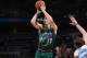 MILWAUKEE, WI - FEBRUARY 2: Mike Dunleavy #17 of the Milwaukee Bucks shoots against Josh McRoberts #17 of the Orlando Magic on February 2, 2013 at the BMO Harris Bradley Center in Milwaukee, Wisconsin. NOTE TO USER: User expressly acknowledges and agrees