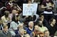 Mar 18, 2013; Cleveland, OH, USA; A Cleveland Cavaliers fan holds a sign referring to LeBron James (not pictured) in the fourth quarter against the Indiana Pacers at Quicken Loans Arena. The Cavaliers lost 111-90. Mandatory Credit: David Richard-USA TODAY