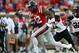 Sep 7, 2013; Oxford, MS, USA; Mississippi Rebels wide receiver Donte Moncrief (12) catches the ball and carries it in for a touchdown during the first half against the Southeast Missouri State Redhawks at Vaught-Hemingway Stadium. Mandatory Credit: Spruce