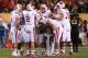 TEMPE, AZ - SEPTEMBER 14: Quarterback Joel Stave #2 of the Wisconsin Badgers huddles with teammates during the college football game against the Arizona State Sun Devils at Sun Devil Stadium on September 14, 2013 in Tempe, Arizona. The Sun Devils defeat