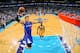 NEW ORLEANS, LA - APRIL 12: Blake Griffin #32 of the Los Angeles Clippers dunks on a fast break against the New Orleans Hornets on April 12, 2013 at the New Orleans Arena in New Orleans, Louisiana. NOTE TO USER: User expressly acknowledges and agrees that
