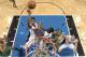 ORLANDO, FL - APRIL 13: Maurice Harkless #21 of the Orlando Magic puts up the shot against the Boston Celtics during the game on April 13, 2013 at Amway Center in Orlando, Florida. NOTE TO USER: User expressly acknowledges and agrees that, by downloading