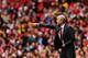 LONDON, ENGLAND - SEPTEMBER 22: Arsene Wenger manager of Arsenal gives instructions during the Barclays Premier League match between Arsenal and Stoke City at Emirates Stadium on September 22, 2013 in London, England. (Photo by Ian Walton/Getty Images)