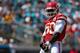 JACKSONVILLE, FL - SEPTEMBER 08: Justin Houston #50 of the Kansas City Chiefs celebrates a sack during a game against the Jacksonville Jaguarsat EverBank Field on September 8, 2013 in Jacksonville, Florida. (Photo by Mike Ehrmann/Getty Images)