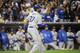SAN DIEGO, CA - SEPTEMBER 20: Matt Kemp #27 of the Los Angeles Dodgers strikes out for the final out during the ninth inning of a baseball game against the San Diego Padres at Petco Park on September 20, 2013 in San Diego, California. The Padres won 2-0.