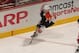 WASHINGTON - APRIL 19: Sami Kapanen #24 of the Philadelphia Flyers skates with the puck during game five of the 2008 NHL Stanley Cup Playoffs Eastern Conference Quaterfinals against the Washington Capitals on April 19, 2008 at the Verizon Center in Washi