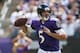 BALTIMORE, MD - SEPTEMBER 15: Quarterback Joe Flacco #5 of the Baltimore Ravens looks to pass against the Cleveland Browns at M&T Bank Stadium on September 15, 2013 in Baltimore, Maryland. (Photo by Rob Carr/Getty Images)