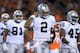 DENVER, CO - SEPTEMBER 23: Quarterback Terrelle Pryor #2 of the Oakland Raiders walks off the field against the Denver Broncos at Sports Authority Field at Mile High on September 23, 2013 in Denver, Colorado. The Broncos defeated the Raiders 37-21. (Pho