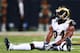 ST LOUIS, MO - SEPTEMBER 26: Robert Quinn #94 of the St. Louis Rams reacts to a touchdown by Frank Gore #21 of the San Francisco 49ers in the second quarter at Edward Jones Dome on September 26, 2013 in St Louis, Missouri. (Photo by Dilip Vishwanat/Ge