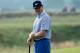 ST ANDREWS, SCOTLAND - SEPTEMBER 28: Ernie Els of South Africa reacts after missing eagle putt on fifth hole during the third round of the Alfred Dunhill Links Championship on The Old Course, at St Andrews on September 28, 2013 in St Andrews, Scotland. (P