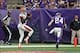 Sep 22, 2013; Minneapolis, MN, USA; Cleveland Browns wide receiver Josh Gordon (12) catches a touchdown pass during the first quarter against the Minnesota Vikings at Mall of America Field at H.H.H. Metrodome. Mandatory Credit: Brace Hemmelgarn-USA TODAY