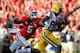 LSU WR Jarvis Landry caught 10 passes for 156 yards and one touchdown against Georgia.