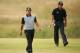 GULLANE, SCOTLAND - JULY 18: (L) Hideki Matsuyama of Japan walks with Phil Mickelson of the United States during the first round of the 142nd Open Championship at Muirfield on July 18, 2013 in Gullane, Scotland. (Photo by Andrew Redington/Getty Images)