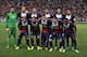 ATHENS, GREECE - SEPTEMBER 17: Paris Saint-Germain FC team group taken prior to the UEFA Champions League group stage match between Olympiacos FC and Paris Saint-Germain FC held on September 17, 2013 at the Georgios Karaiskakis Stadium in Athens, Greece.