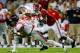 TUSCALOOSA, AL - SEPTEMBER 28: Donte Moncrief #12 of the Mississippi Rebels pulls in this reception against Eddie Jackson #4 of the Alabama Crimson Tide at Bryant-Denny Stadium on September 28, 2013 in Tuscaloosa, Alabama. (Photo by Kevin C. Cox/Getty I
