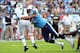 Sep 29, 2013; Nashville, TN, USA; Tennessee Titans defensive end Ropati Pitoitua (92) sacks New York Jets quarterback Geno Smith (7) during the first half at LP Field. Mandatory Credit: Don McPeak-USA TODAY Sports