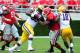 ATHENS, GA - SEPTEMBER 28: Anthony Johnson #90 of the LSU Tigers runs with an interception against the Georgia Bulldogs at Sanford Stadium on September 28, 2013 in Athens, Georgia. (Photo by Scott Cunningham/Getty Images)