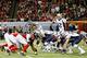 ATLANTA, GA - SEPTEMBER 29: Tom Brady #12 of the New England Patriots calls a play against the Atlanta Falcons during the game at Georgia Dome on September 29, 2013 in Atlanta, Georgia. (Photo by Kevin C. Cox/Getty Images)