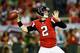 ATLANTA, GA - SEPTEMBER 29: Matt Ryan #2 of the Atlanta Falcons looks to pass in the first quarter against the New England Patriots during the game at Georgia Dome on September 29, 2013 in Atlanta, Georgia. (Photo by Kevin C. Cox/Getty Images)